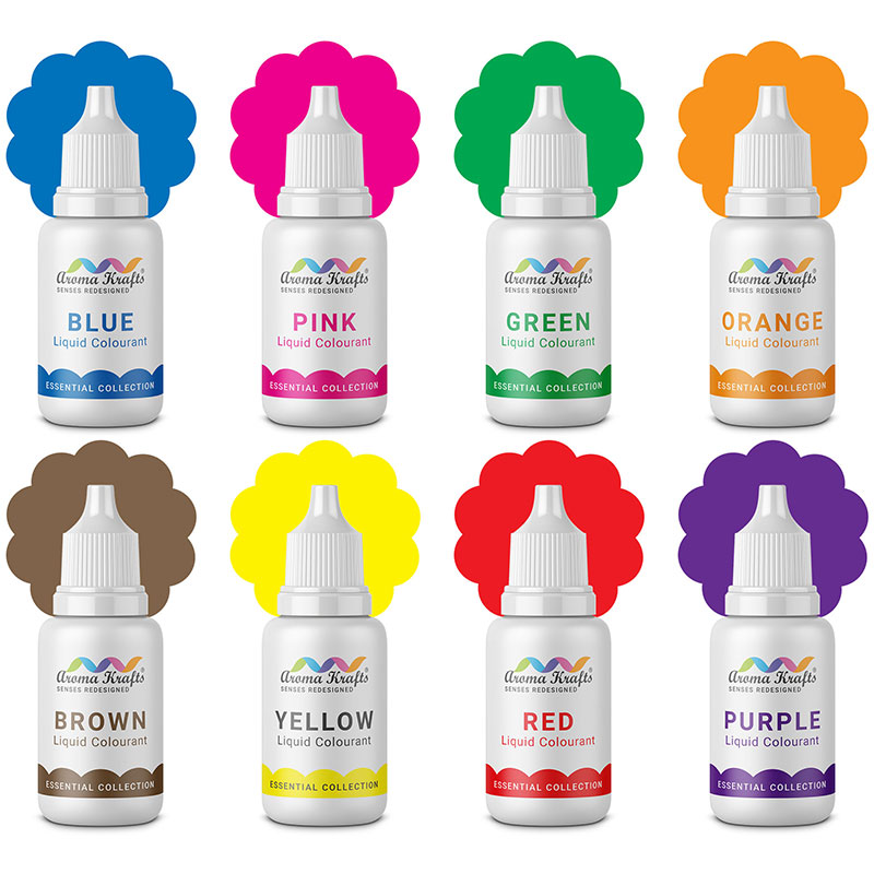 Liquid Colourant Essential Collection - Set of 8